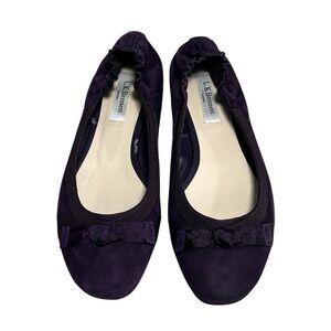LK BENNETT Suede Leather Ballet Flat Shoes